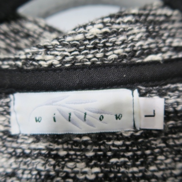 Heather Gray Knit Cardigan Button Up Cozy Cottagecore Anthropologie Willow Lg - Picture 6 of 10